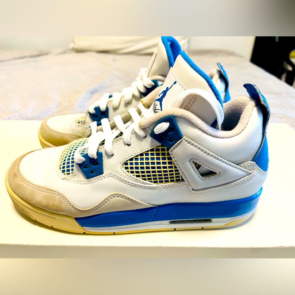 Nike Air Jordan 4 Military Blue 408452-105  Size 6Y No Box 📦